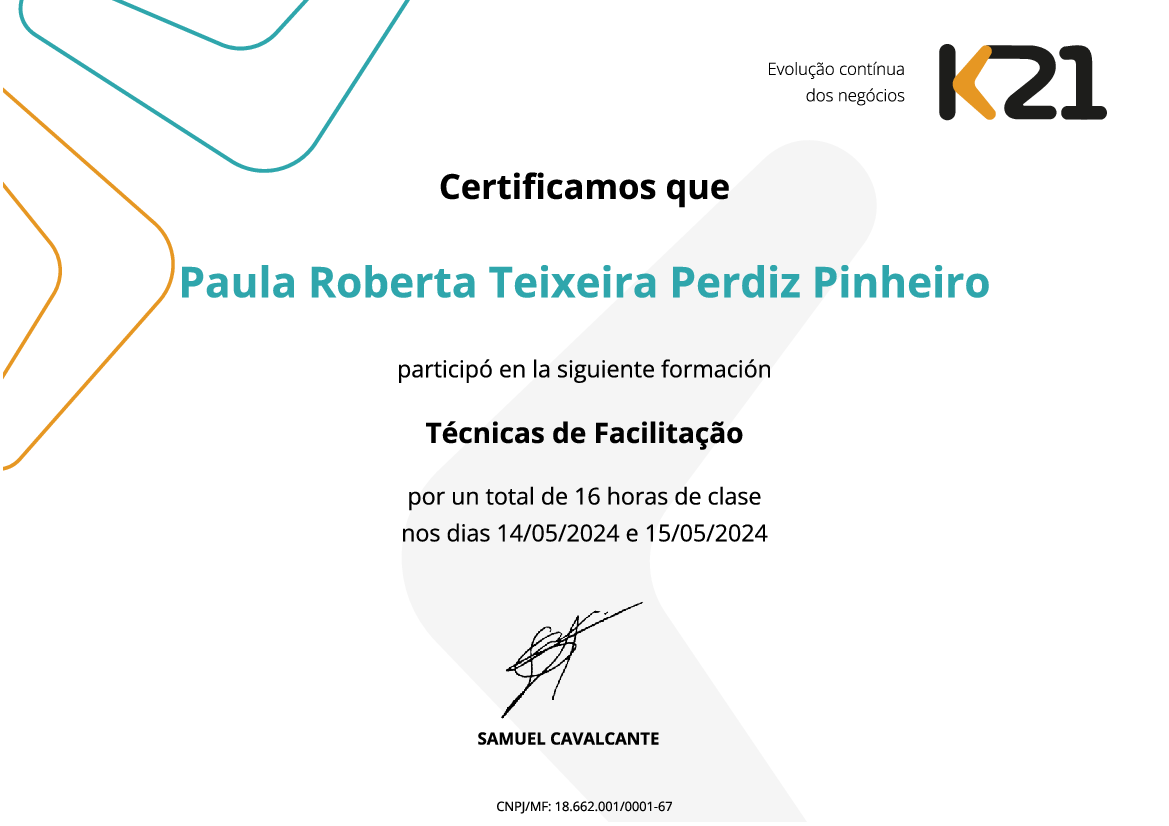 Certificado K21